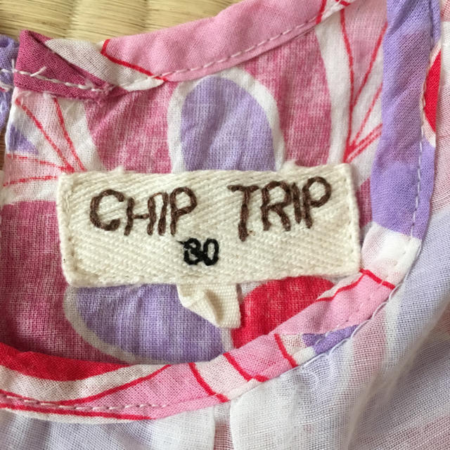 CHIP TRIP(チップトリップ)のワンピース  80 キッズ/ベビー/マタニティのベビー服(~85cm)(ワンピース)の商品写真