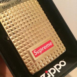 シュプリーム(Supreme)の【新品】2017aw Supreme diamond cut ジッポライター(タバコグッズ)