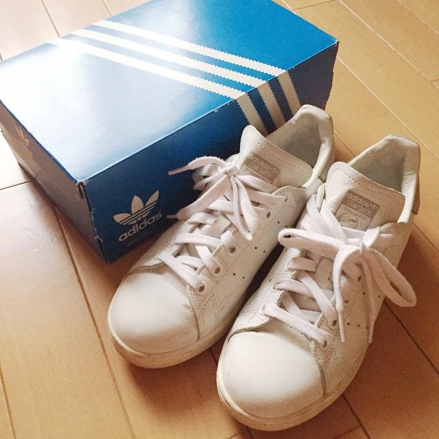 adidas アディダス スタンスミス グレー 23cm