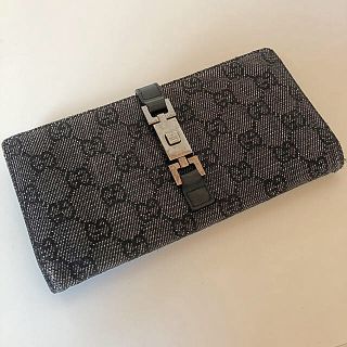 グッチ(Gucci)のグッチ Wホック 長財布 ブラック(財布)