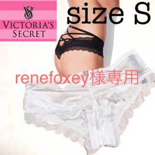 ヴィクトリアズシークレット(Victoria's Secret)のレースアップリングチーキー♦︎ホワイト(ショーツ)