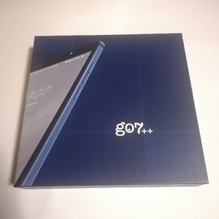 アンドロイド(ANDROID)のgooのスマホ g07++ CP-J55aX シャイニングブルー 【新品未開封】(スマートフォン本体)