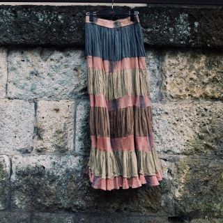 デプト(DEPT)のDept　mother VINTAGE インド綿スカート(ロングスカート)