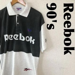 リーボック(Reebok)の古着 Reebok リーボック 90's ポロシャツ デカロゴ 0716(ポロシャツ)