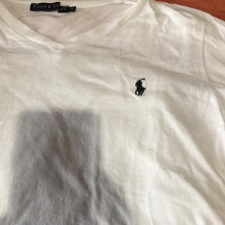 ポロラルフローレン(POLO RALPH LAUREN)のポロ vネック 白t(Tシャツ(半袖/袖なし))