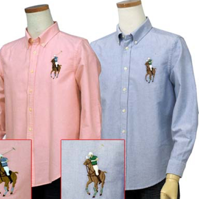 POLO RALPH LAUREN(ポロラルフローレン)のラルフローレンのブルーシャツ レディースのトップス(シャツ/ブラウス(長袖/七分))の商品写真