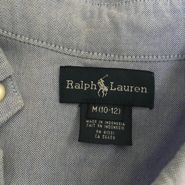 POLO RALPH LAUREN(ポロラルフローレン)のラルフローレンのブルーシャツ レディースのトップス(シャツ/ブラウス(長袖/七分))の商品写真