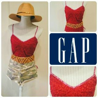ギャップ(GAP)の最終値下げ‼️7月末迄‼️キャミソール♥ギャップ♥ペイズリー(キャミソール)