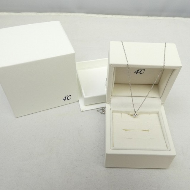 4℃(ヨンドシー)の４℃ Pt850 ダイヤモンド ペンダントネックレス 箱付き

 レディースのアクセサリー(ネックレス)の商品写真