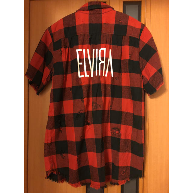 OFF-WHITE(オフホワイト)の☆ELVIRA エルヴィラ エルビラ ダメージ加工 ブロックチェックシャツ☆ メンズのトップス(シャツ)の商品写真