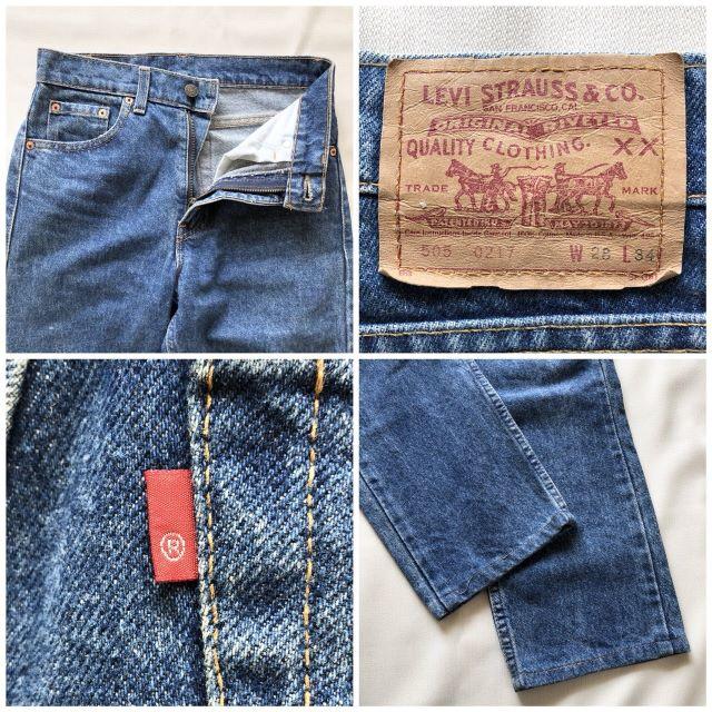 Levi's - 希少 USA製 90sビンテージ リーバイス505ハイウエストデニム