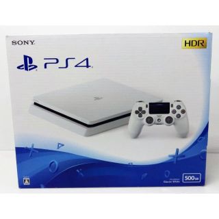 プレイステーション4(PlayStation4)のPS4 500GB CUH-2100A B02 グレイシャーホワイト 中古(家庭用ゲーム機本体)