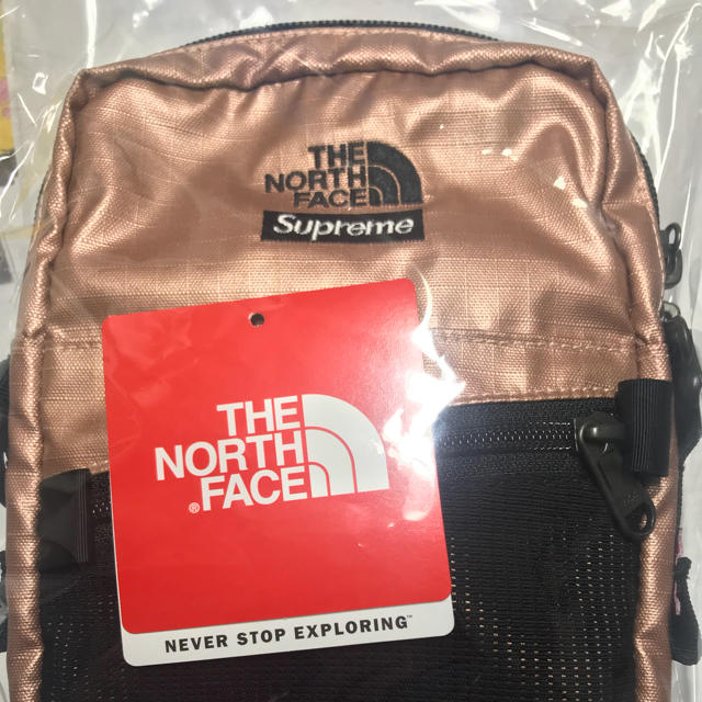 north face ローズゴールド supreme