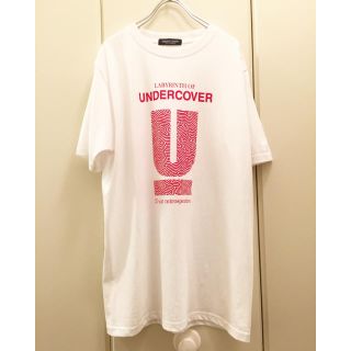 アンダーカバー(UNDERCOVER)の新品同様【UNDERCOVER】 アンダーカバー ロゴ 半袖Tシャツ Lサイズ(Tシャツ/カットソー(半袖/袖なし))