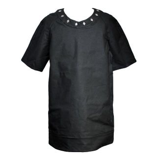 ジバンシィ(GIVENCHY)の中古美品ASGER JUEL LARSENスタッズネックオーバーサイズシャツS(Tシャツ/カットソー(半袖/袖なし))