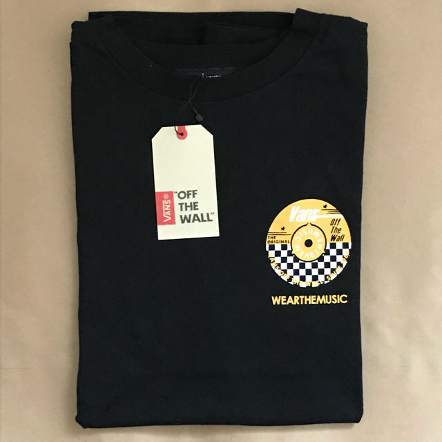 VANS(ヴァンズ)のVANS チェッカーTシャツ 黒 XL メンズのトップス(Tシャツ/カットソー(半袖/袖なし))の商品写真