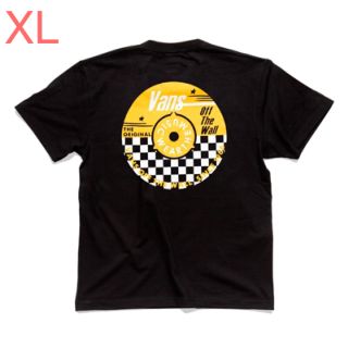 ヴァンズ(VANS)のVANS チェッカーTシャツ 黒 XL(Tシャツ/カットソー(半袖/袖なし))