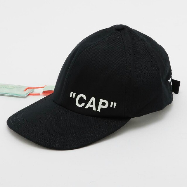 Off-White QUOTE BASEBALL CAP キャップ オフホワイト