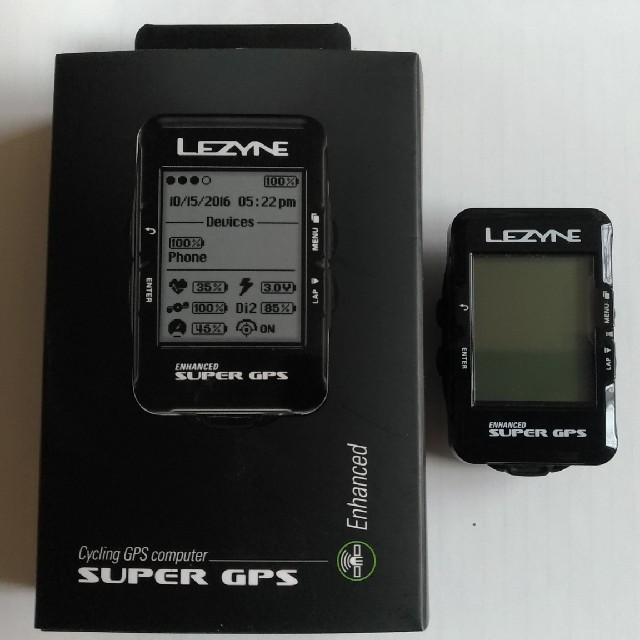 スポーツ/アウトドアLEZYNE SUPER GPS　レザイン　スーパーGPS　純正マウント付