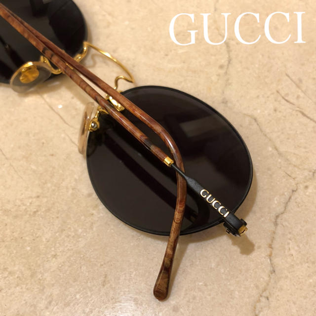 Gucci - 美品❗️GUCCIべっ甲×丸サングラス フレームなし/Ameri VINTAGEの通販 by TSUGUMI's  shop｜グッチならラクマ