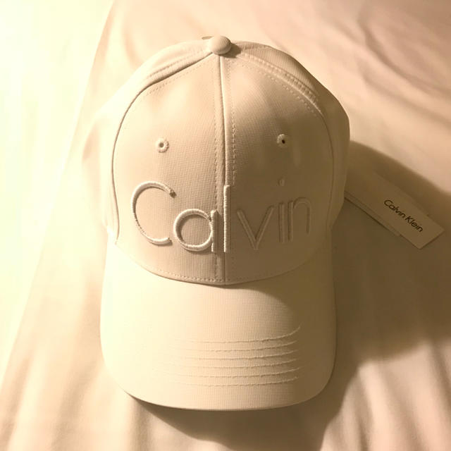 Calvin Klein - カルバンクライン Calvin Klein キャップ ホワイトの通販 by にんにん's shop｜カルバンクライン ならラクマ