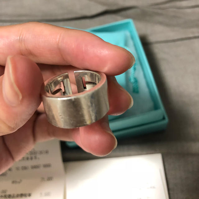 Tiffany & Co.(ティファニー)のTiffany&Co. カットアウトリング 13号 岩田剛典着用 メンズのアクセサリー(リング(指輪))の商品写真