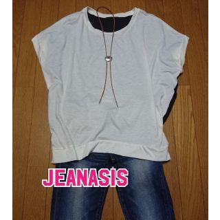 ジーナシス(JEANASIS)のJEANASIS ティーシャツ バックレース(Tシャツ(半袖/袖なし))