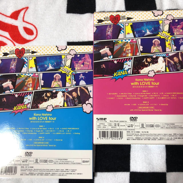 西野カナ DVD with LOVE tour 初回限定盤 エンタメ/ホビーのDVD/ブルーレイ(ミュージック)の商品写真