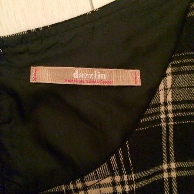 dazzlin(ダズリン)のdazzlin 秋冬チェックワンピ レディースのワンピース(ミニワンピース)の商品写真