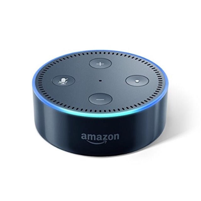 ECHO(エコー)の Amazon Echo Dot  - スマートスピーカー ブラック スマホ/家電/カメラのオーディオ機器(スピーカー)の商品写真