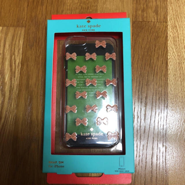 kate spade new york(ケイトスペードニューヨーク)のリボン好きには堪らない★iPhone 6.6sスケルトンケース★ スマホ/家電/カメラのスマホアクセサリー(iPhoneケース)の商品写真