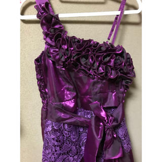 ♡キャバドレス♡ロング♡紫♡(ナイトドレス)