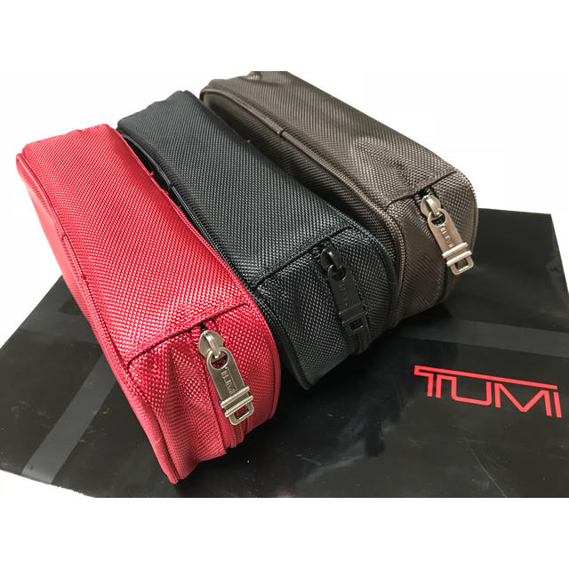 TUMI(トゥミ)のアメニティ ポーチ 【TUMI】3つセット メンズのバッグ(ビジネスバッグ)の商品写真