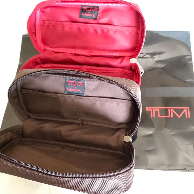 TUMI(トゥミ)のアメニティ ポーチ 【TUMI】3つセット メンズのバッグ(ビジネスバッグ)の商品写真