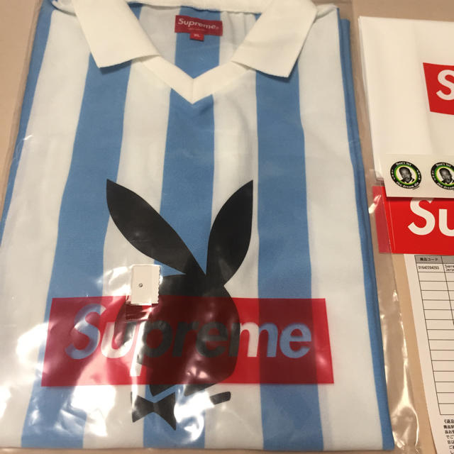 Supreme(シュプリーム)の送料込 supreme Playboy Soccer Jersey XL メンズのトップス(その他)の商品写真