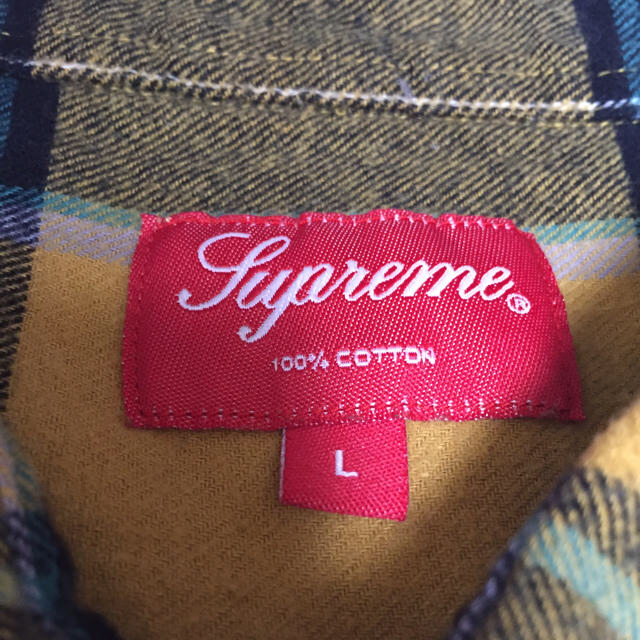 Supreme(シュプリーム)の送料込 中古 L God Bless Plaid Flannel Shirt メンズのトップス(シャツ)の商品写真