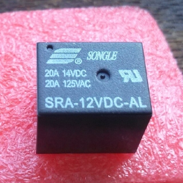 【新品】12Vリレー SRA-12VDC-AL（温度コントローラー用） スマホ/家電/カメラの冷暖房/空調(その他)の商品写真