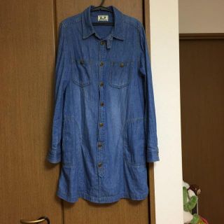 ダブルクローゼット(w closet)のダブルクローゼット デニムワンピ(ひざ丈ワンピース)