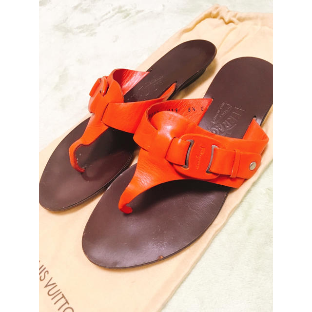 Salvatore Ferragamo(サルヴァトーレフェラガモ)のフェラガモ♡サンダル オレンジ レディースの靴/シューズ(サンダル)の商品写真