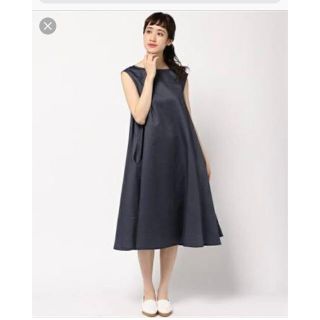 シップスフォーウィメン(SHIPS for women)のSHIPS  シップス サイドフレアマキシワンピース デニム  ロングワンピ(ロングワンピース/マキシワンピース)