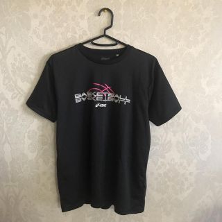 アシックス(asics)の黒Tシャツアンドバスパン(Tシャツ(半袖/袖なし))