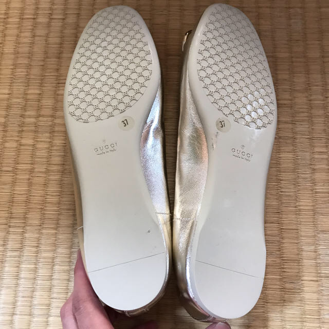 Gucci(グッチ)のGUCCI フラットパンプス 37 レディースの靴/シューズ(ハイヒール/パンプス)の商品写真