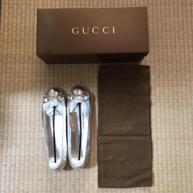 Gucci(グッチ)のGUCCI フラットパンプス 37 レディースの靴/シューズ(ハイヒール/パンプス)の商品写真