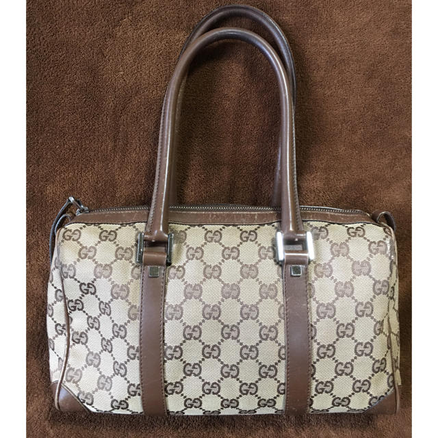 Gucci(グッチ)のGUCCIキャンバスハンドバッグ レディースのバッグ(ハンドバッグ)の商品写真