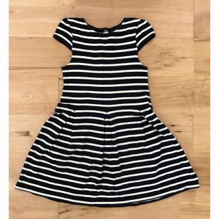 プチバトー(PETIT BATEAU)のプチバトー ボーダー ワンピース 8ans 126cm(ワンピース)