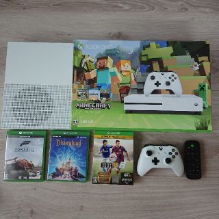 マイクロソフト(Microsoft)のX BOX ONE S(おまけ付き)(家庭用ゲーム機本体)