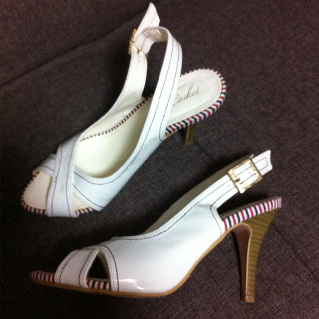 ☆オープントゥパンプス☆ レディースの靴/シューズ(ハイヒール/パンプス)の商品写真