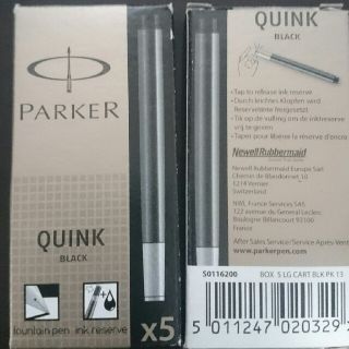 パーカー(Parker)のパーカー黒インクカートリッジ(オフィス用品一般)