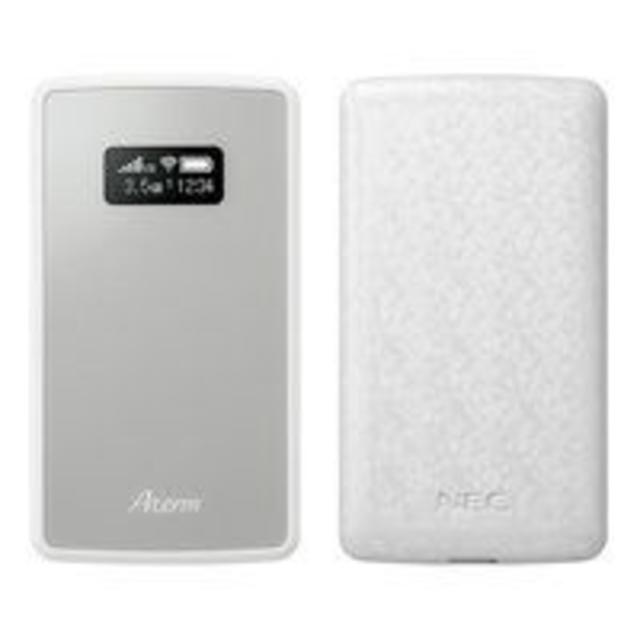 NEC(エヌイーシー)のNEC Aterm MP01LN GW グレージュ ACアダプタ付 スマホ/家電/カメラのPC/タブレット(PC周辺機器)の商品写真