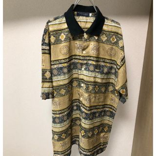 コムデギャルソン(COMME des GARCONS)の【used】総柄切り替えシャツ(シャツ)